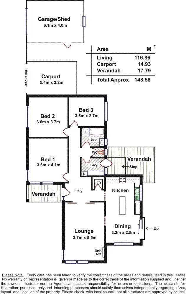 Floorplan of Homely house listing, 94 Frogmore Road, Kidman Park SA 5025