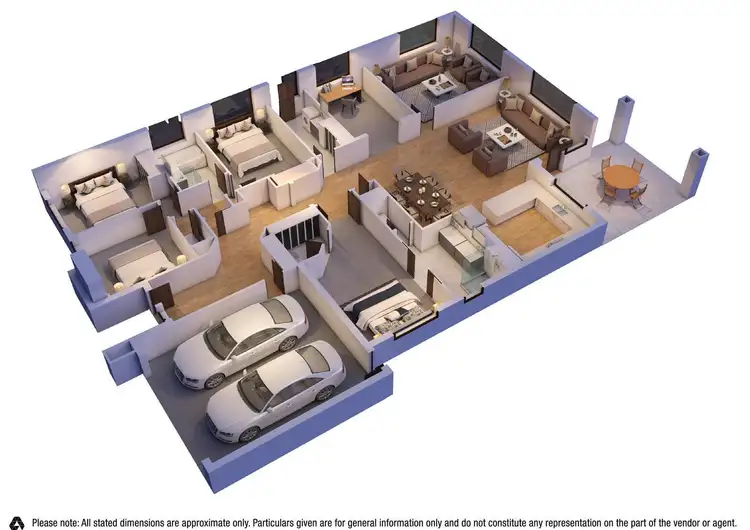 Floorplan of Homely house listing, 21 Ickworth Crescent, Derrimut VIC 3030