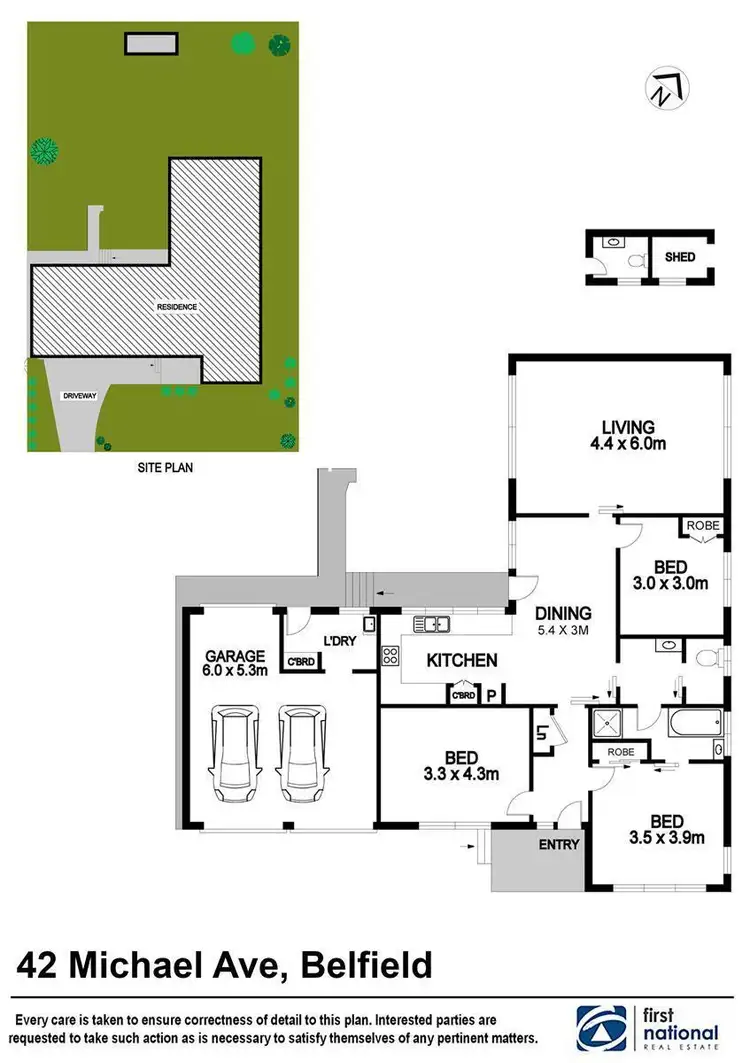 Floorplan of Homely house listing, 42 Michael Avenue, Belfield NSW 2191