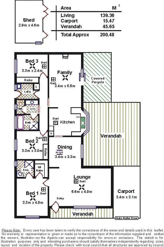 Floorplan of Homely house listing, 11 Cugera Avenue, Ingle Farm SA 5098