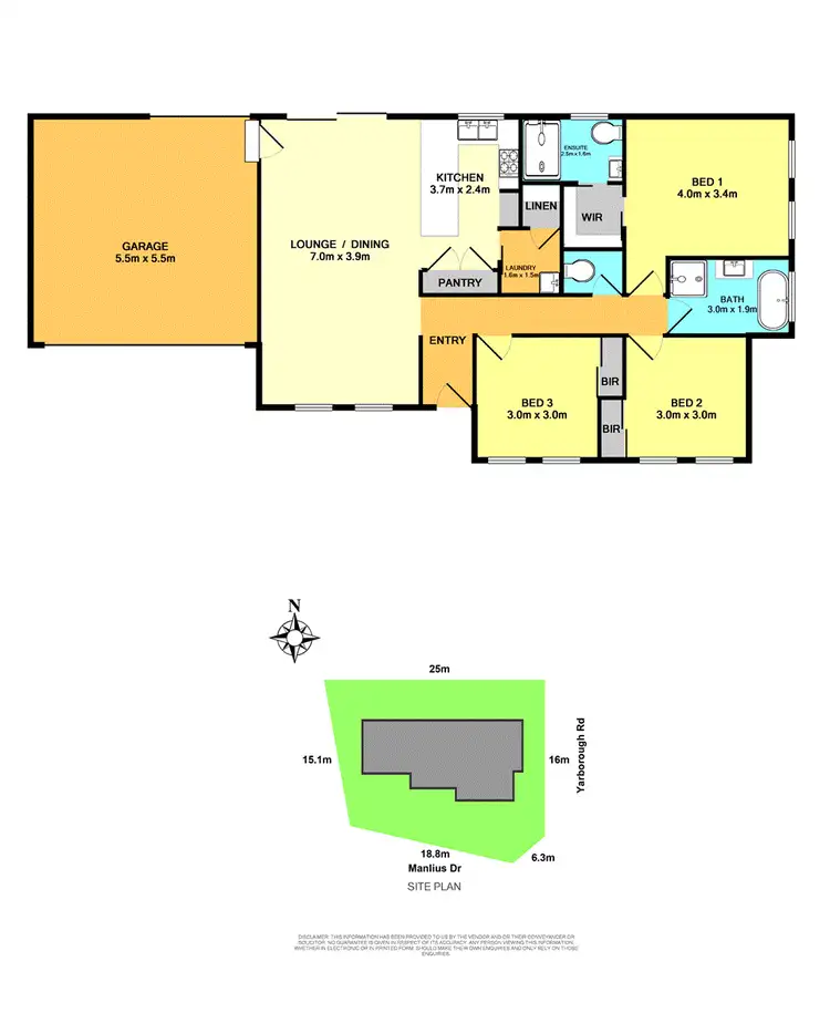 Floorplan of Homely house listing, 12 Manlius Drive, Cameron Park NSW 2285