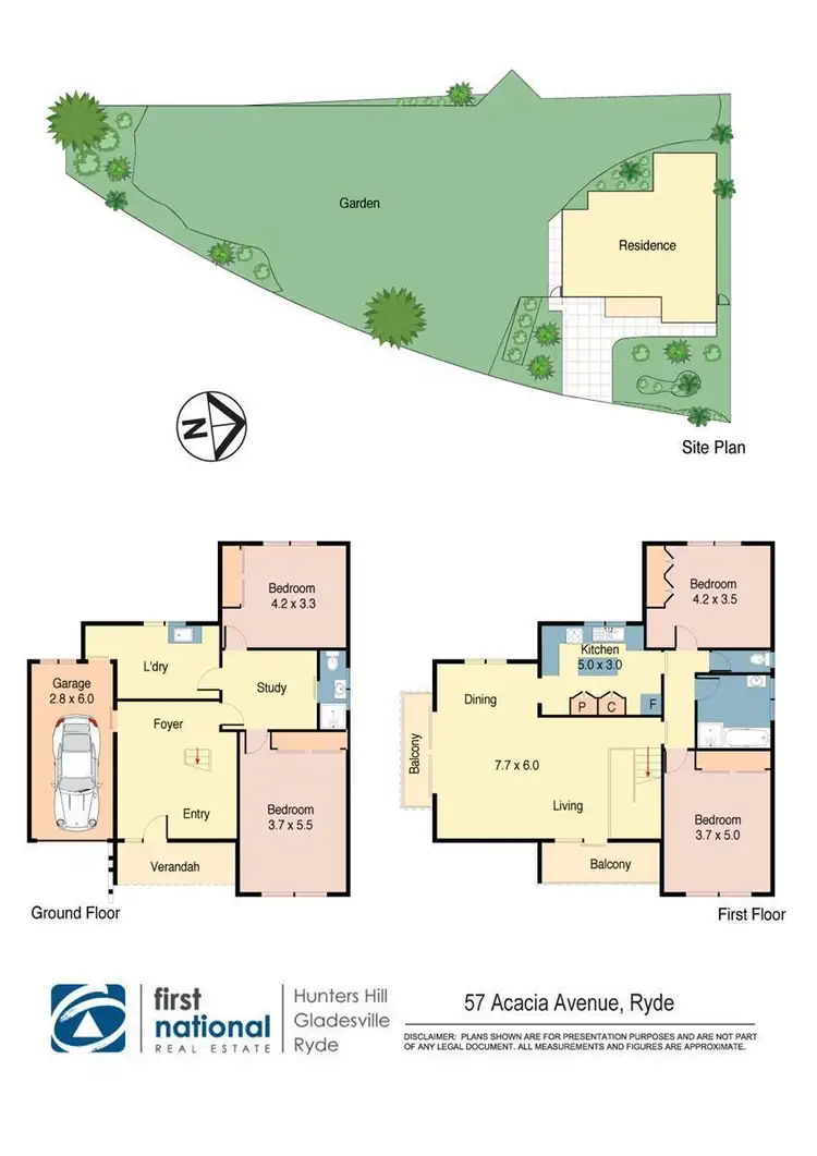 Floorplan of Homely house listing, 57 Acacia Avenue, Ryde NSW 2112