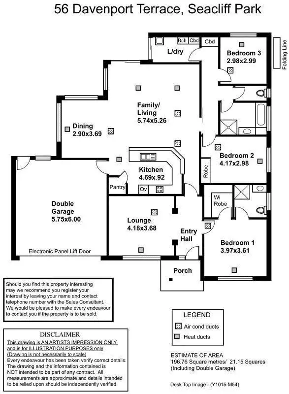 Floorplan of Homely house listing, 56 Davenport Terrace, Seacliff Park SA 5049