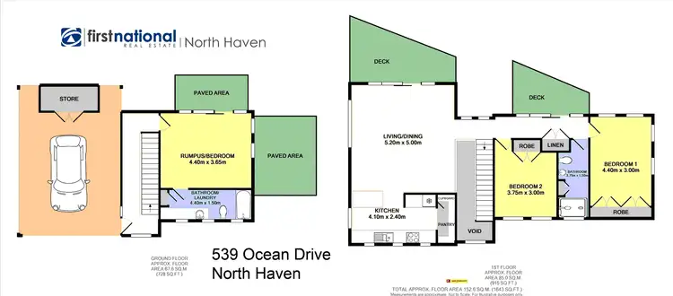Floorplan of Homely house listing, 539 Ocean Drive, North Haven NSW 2443