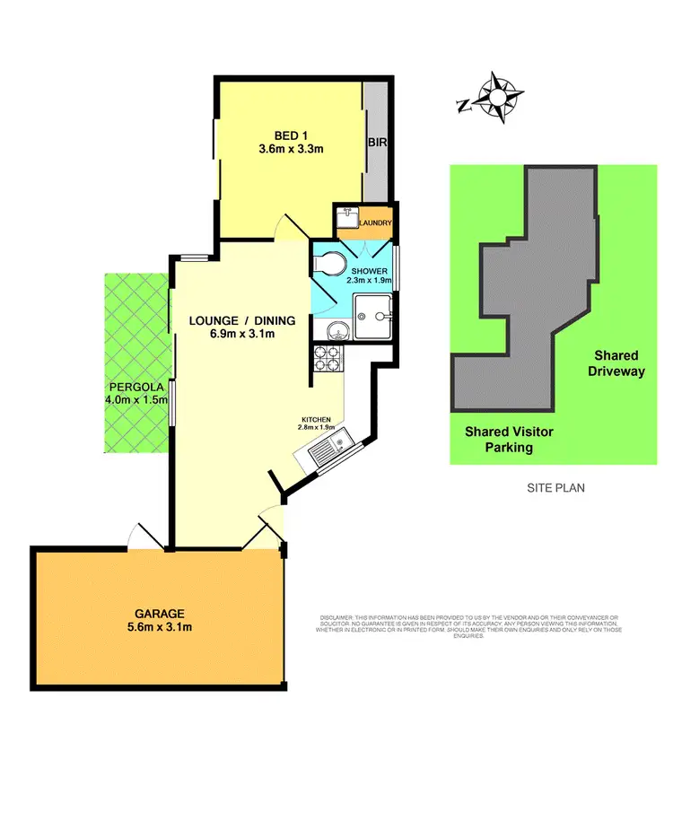 Floorplan of Homely unit listing, 3/100 Kings Road, New Lambton NSW 2305