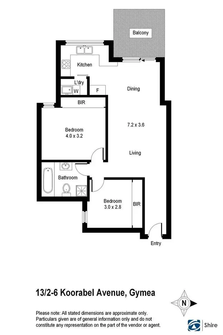 Floorplan of Homely apartment listing, 13/2-6 Koorabel Avenue, Gymea NSW 2227