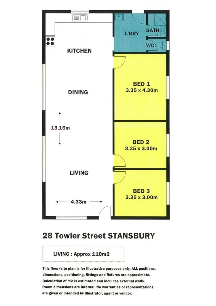 Floorplan of Homely house listing, 28 Towler Street, Stansbury SA 5582