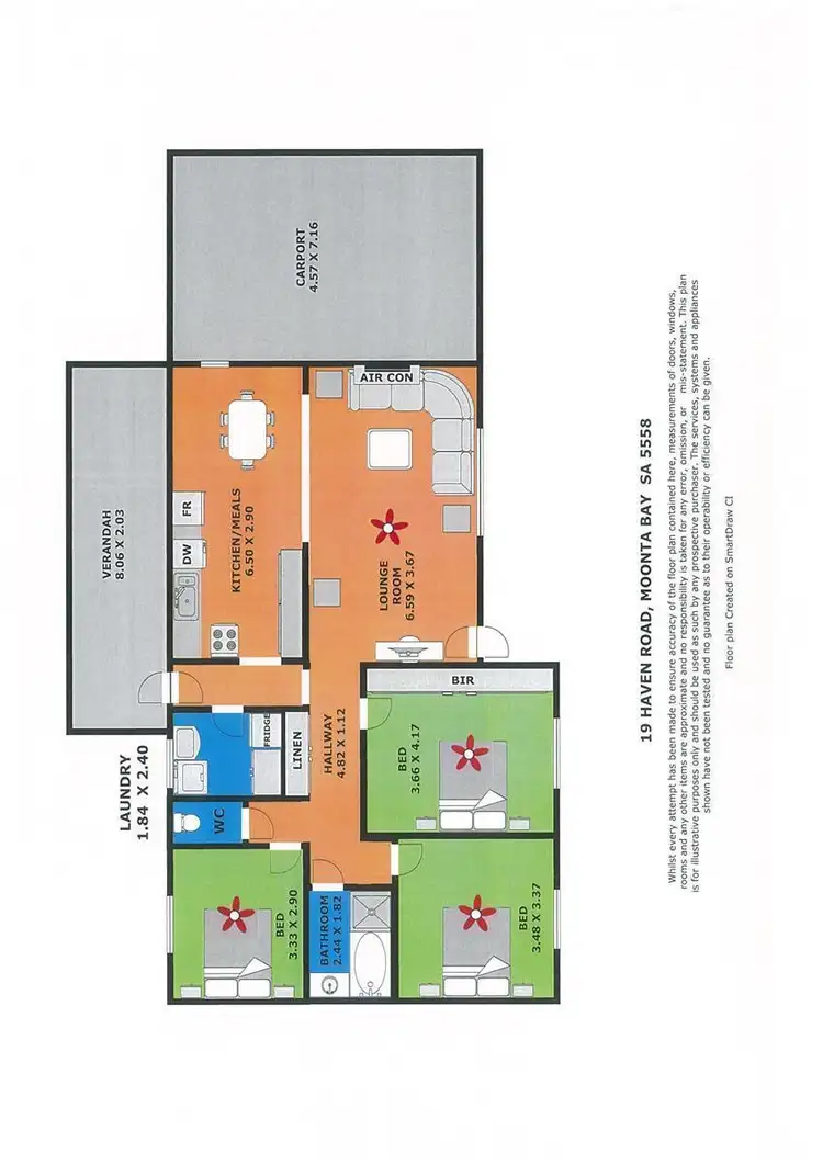Floorplan of Homely house listing, 19 Haven Road, Moonta Bay SA 5558