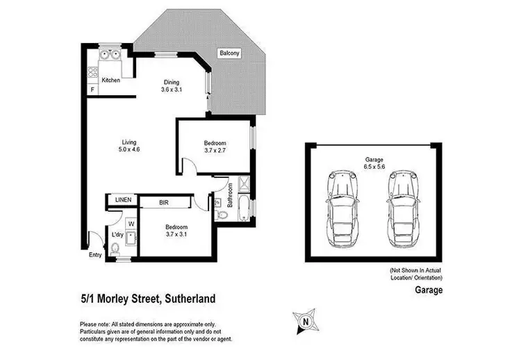 Floorplan of Homely apartment listing, 5/1 Morley Street, Sutherland NSW 2232