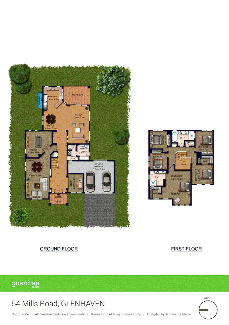 Floorplan of Homely house listing, 54 Mills Road, Glenhaven NSW 2156