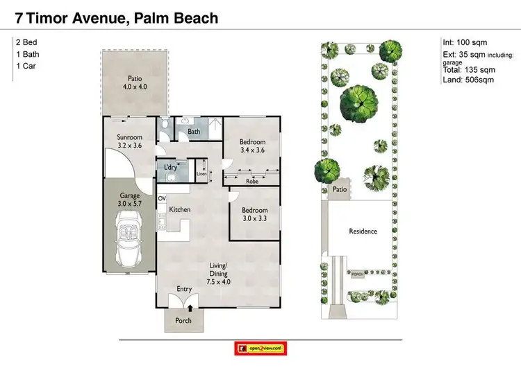 Floorplan of Homely house listing, 7 Timor Avenue, Palm Beach QLD 4221