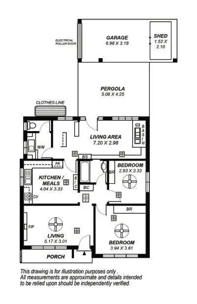 Floorplan of Homely house listing, 61 Stuart Road, South Plympton SA 5038