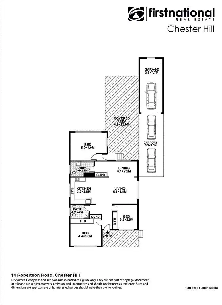 Floorplan of Homely house listing, 14 Robertson Road, Chester Hill NSW 2162