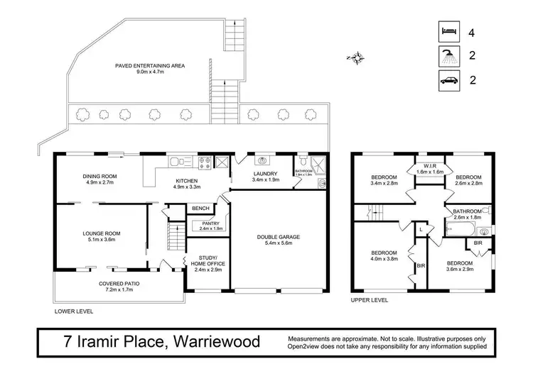 Floorplan of Homely house listing, 7 Iramir Place, Warriewood NSW 2102