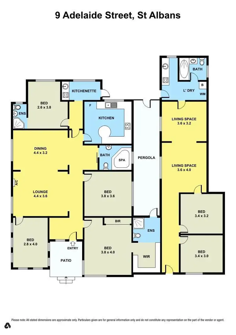 Floorplan of Homely house listing, 9 Adelaide Street, St Albans VIC 3021