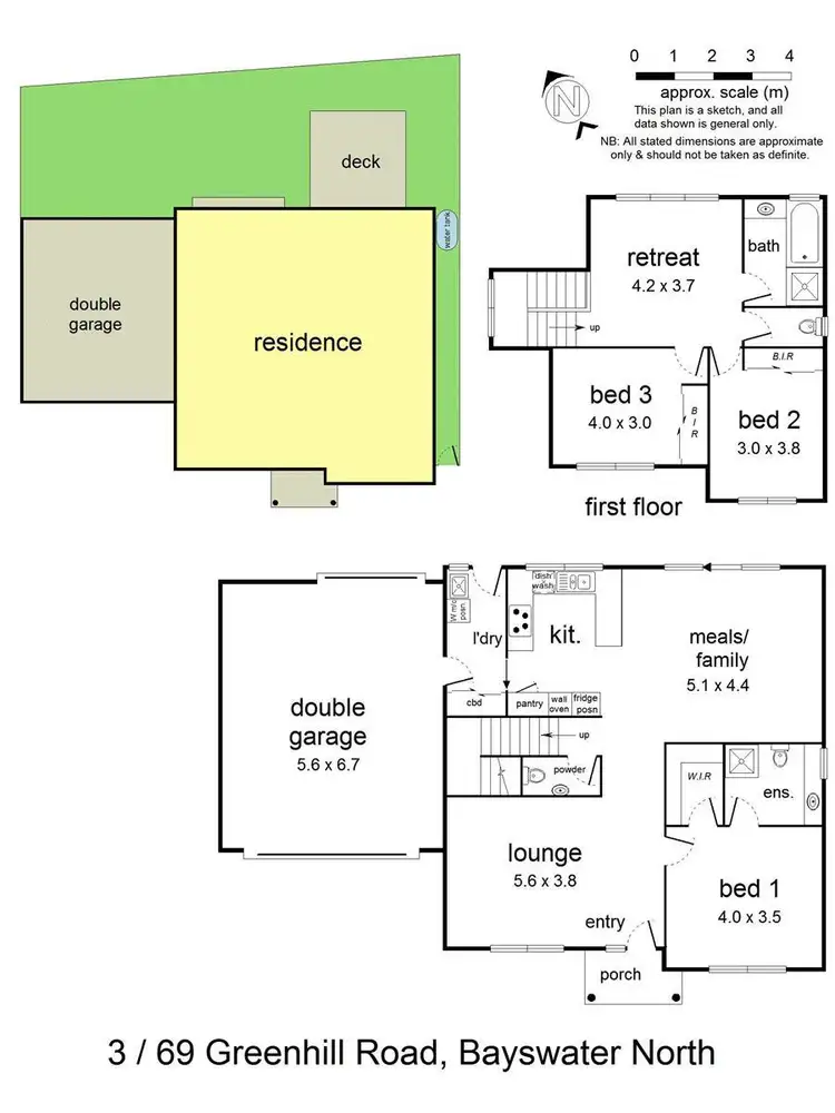 Floorplan of Homely house listing, 3/69 Greenhill Road, Bayswater North VIC 3153