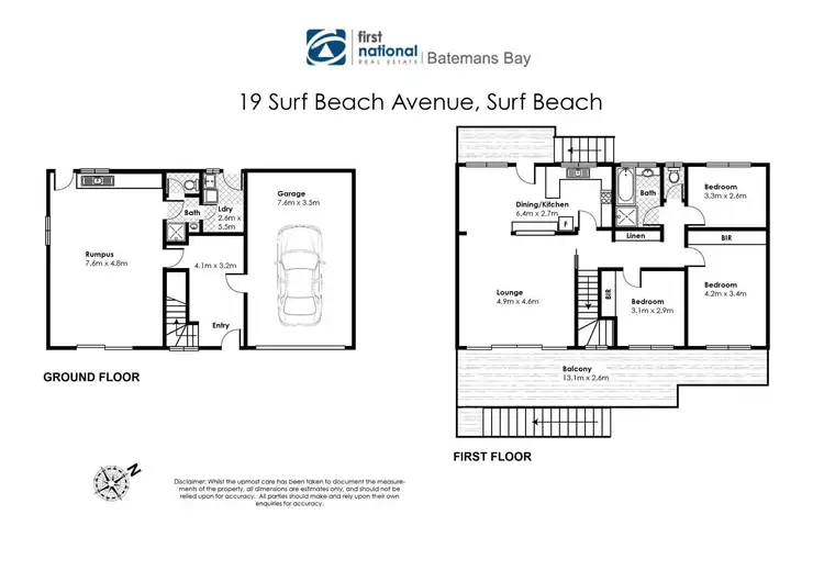Floorplan of Homely house listing, 19 Surf Beach Avenue, Surf Beach NSW 2536