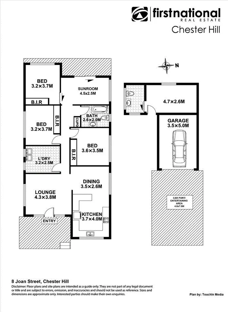 Floorplan of Homely house listing, 8 Joan Street, Chester Hill NSW 2162