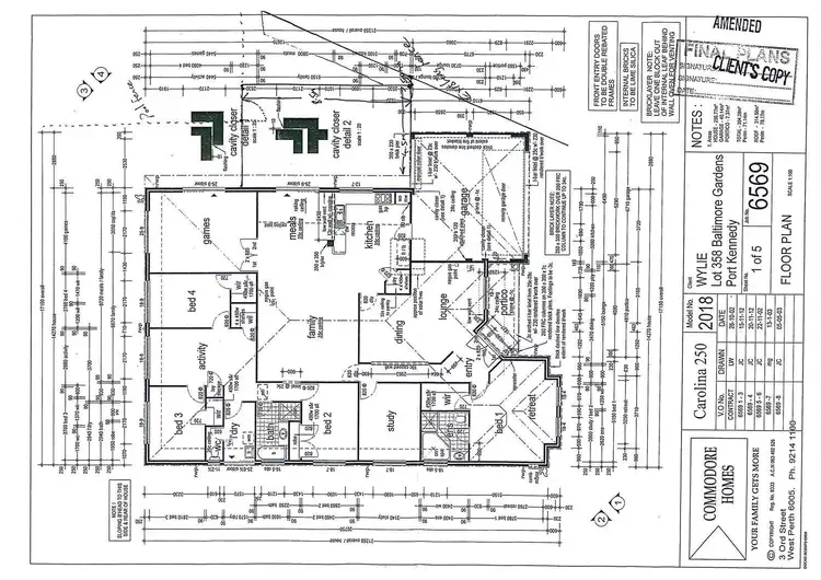 Floorplan of Homely house listing, 70 Baltimore Gardens, Port Kennedy WA 6172