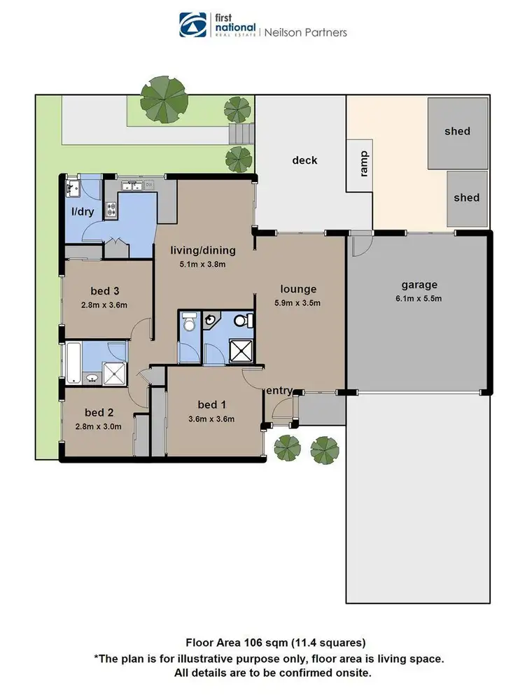 Floorplan of Homely house listing, 55A Mansfield Street, Berwick VIC 3806
