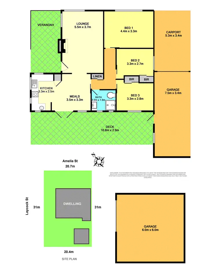Floorplan of Homely house listing, 14 Laycock Street, Carey Bay NSW 2283