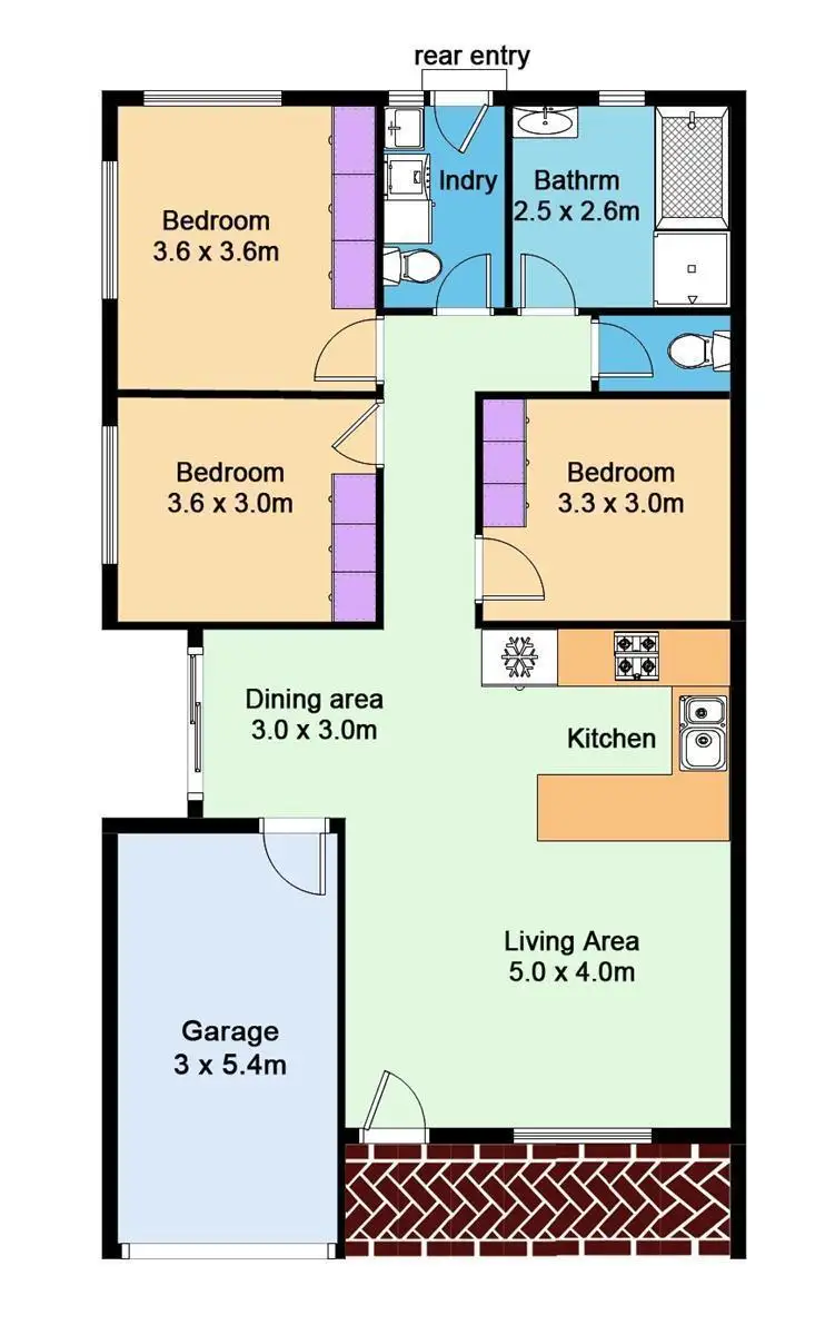 Floorplan of Homely apartment listing, 1/137 Floraville Road, Floraville NSW 2280
