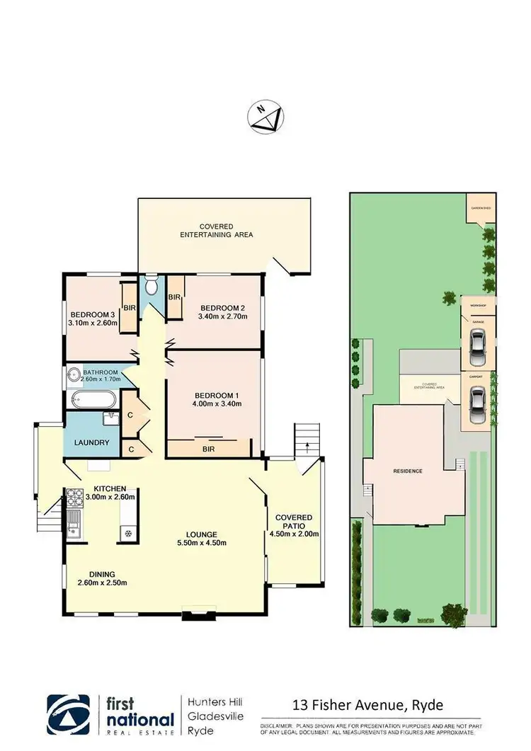 Floorplan of Homely house listing, 13 Fisher Avenue, Ryde NSW 2112
