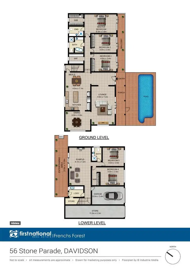Floorplan of Homely house listing, 56 Stone Parade, Davidson NSW 2085