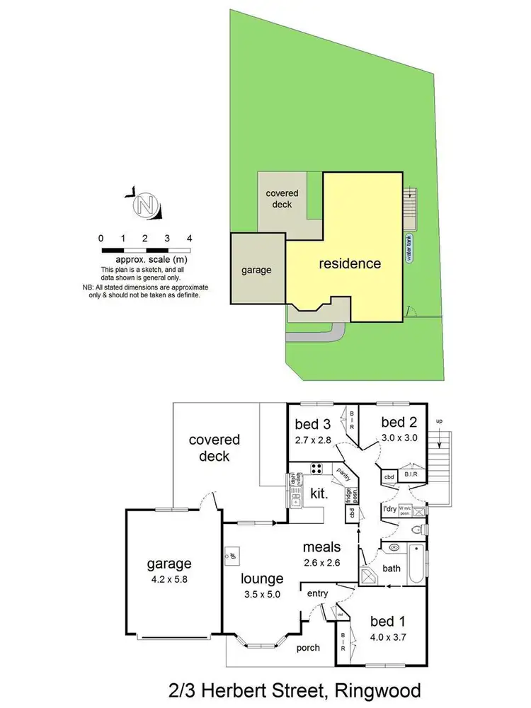 Floorplan of Homely unit listing, 2/3 Herbert Street, Ringwood VIC 3134