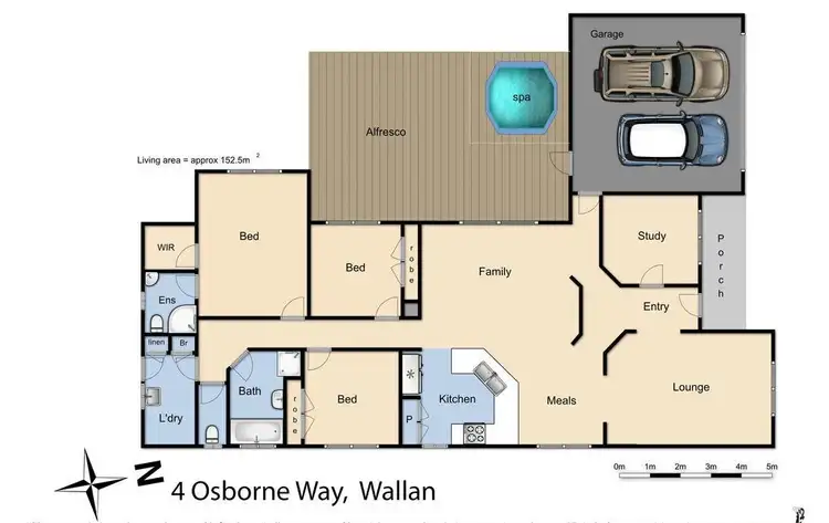Floorplan of Homely house listing, 4 Osborne Way, Wallan VIC 3756