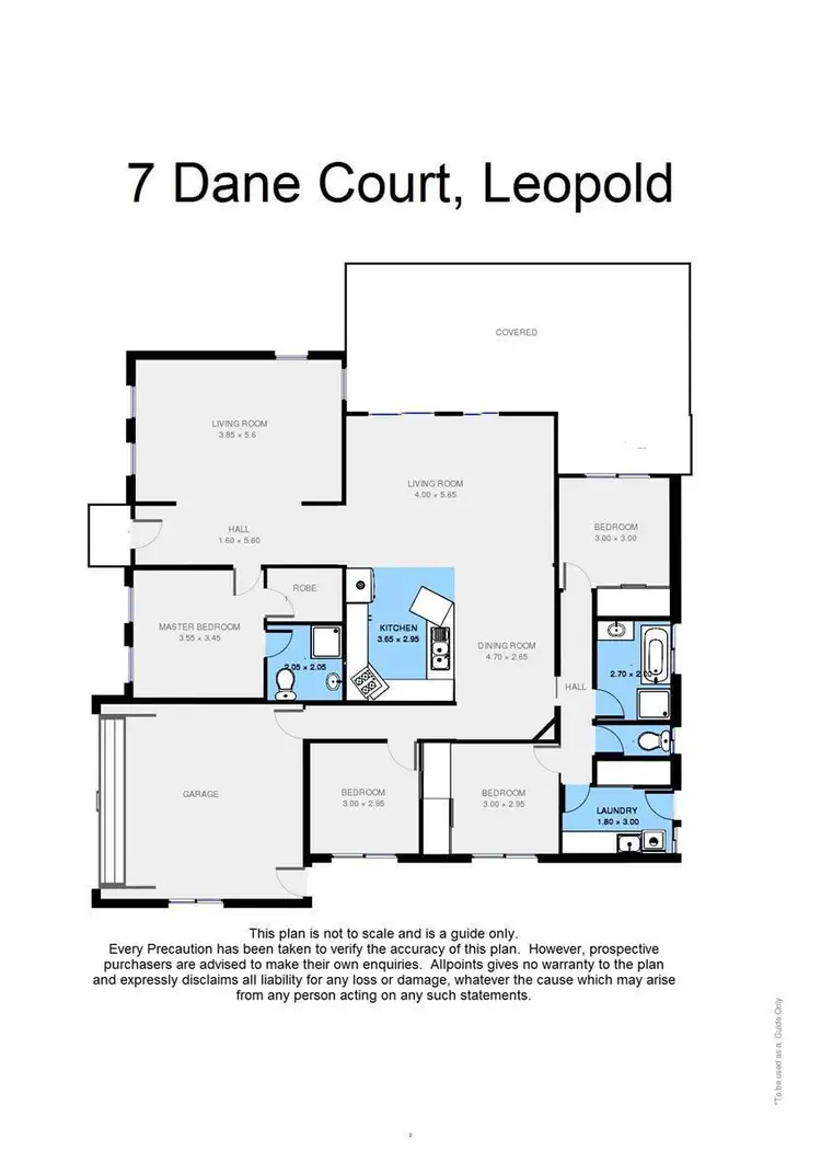 Floorplan of Homely house listing, 7 Dane Court, Leopold VIC 3224