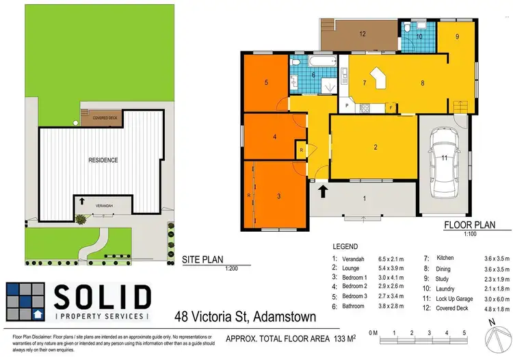 Floorplan of Homely house listing, 48 Victoria Street, Adamstown NSW 2289
