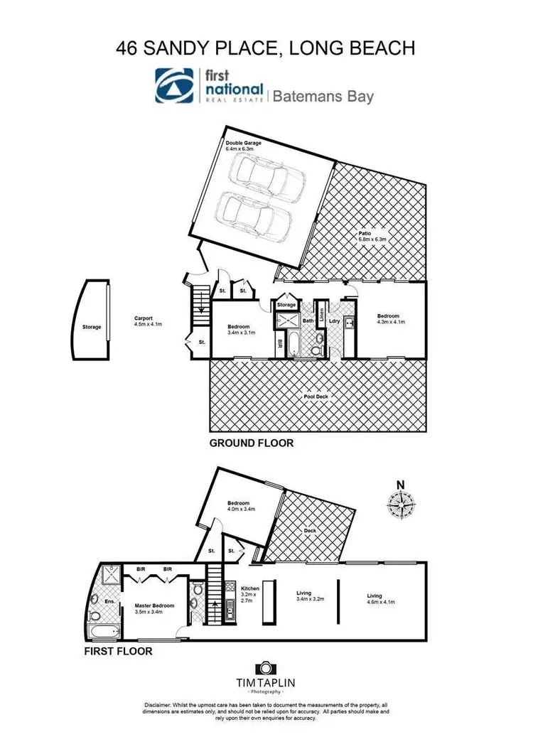 Floorplan of Homely house listing, 46 Sandy Place, Long Beach NSW 2536