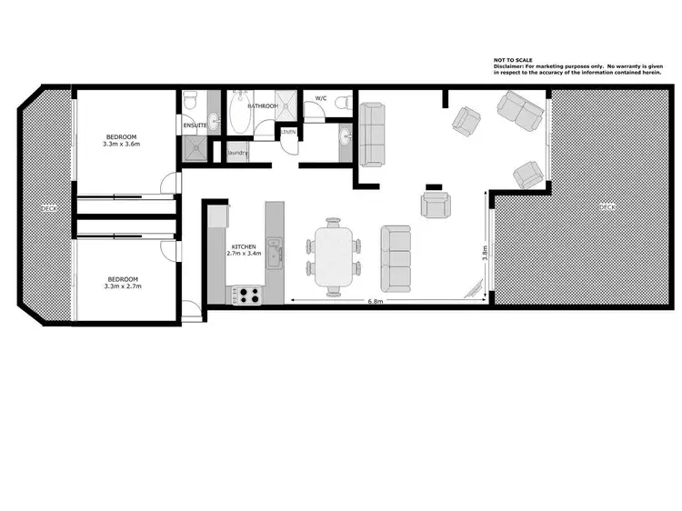 Floorplan of Homely unit listing, 5/71 Victoria Parade, Nelson Bay NSW 2315