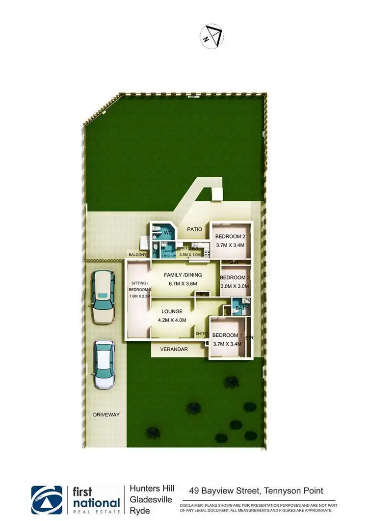Floorplan of Homely house listing, 49 Bayview Street, Tennyson Point NSW 2111