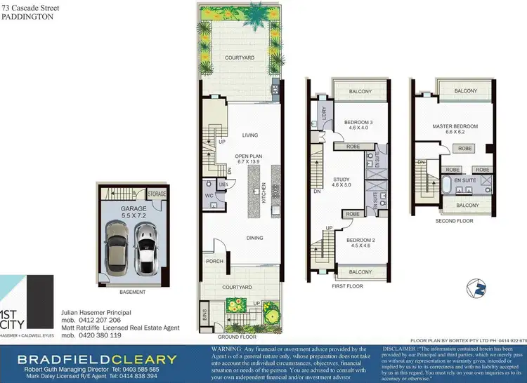 Floorplan of Homely house listing, 73 Cascade Street, Paddington NSW 2021