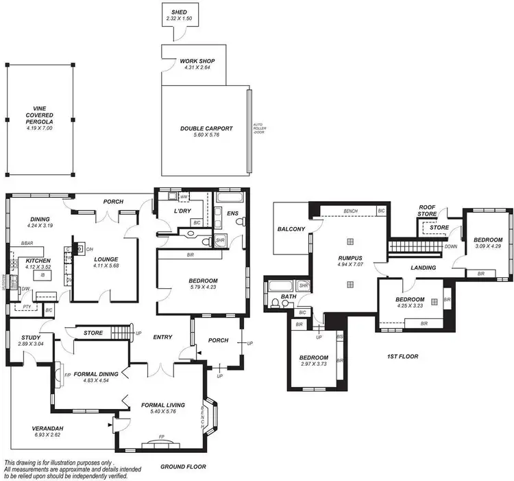 Floorplan of Homely house listing, 442 Greenhill Road, Linden Park SA 5065