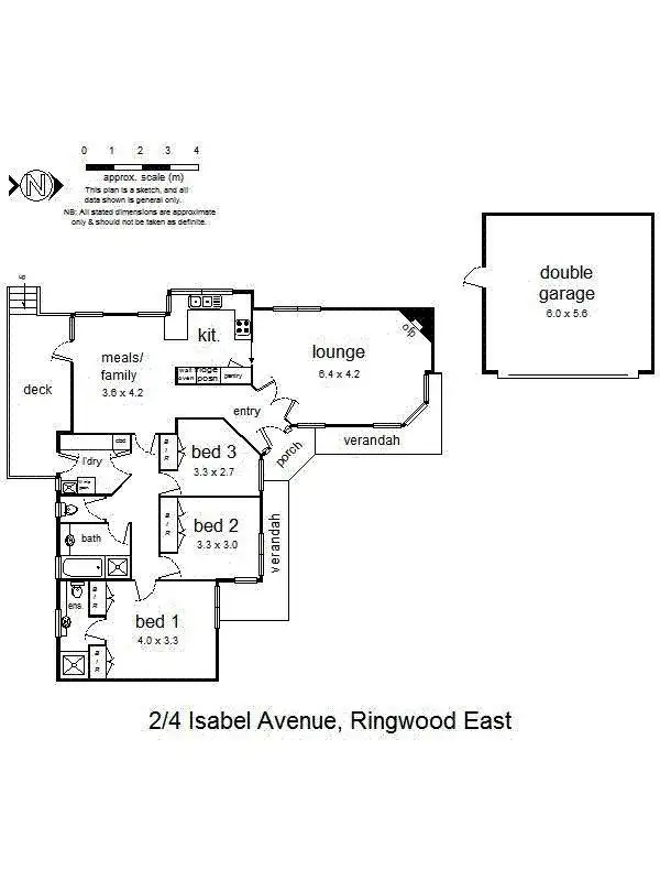 Floorplan of Homely unit listing, 2/4 Isabel Avenue, Ringwood East VIC 3135