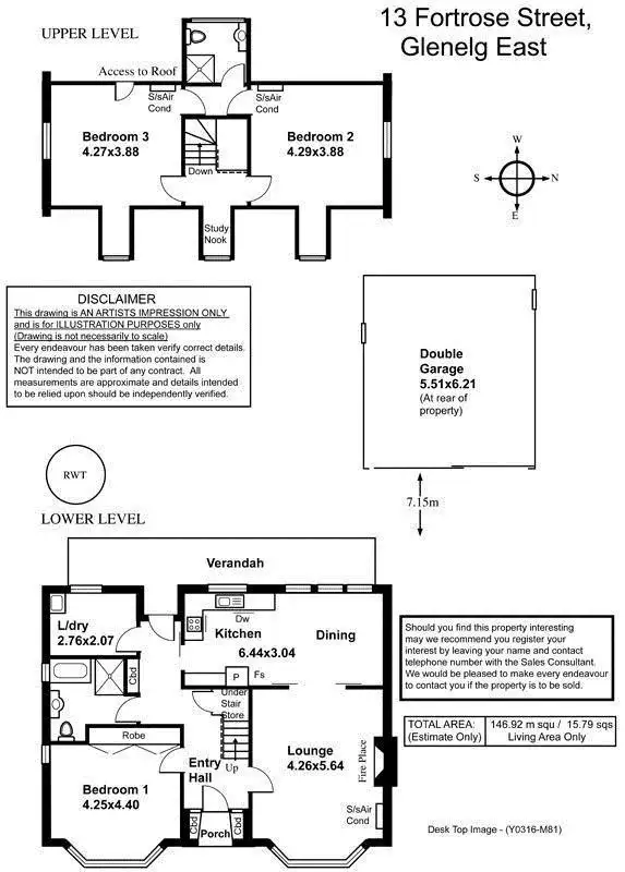 Floorplan of Homely house listing, 13 Fortrose Street, Glenelg East SA 5045