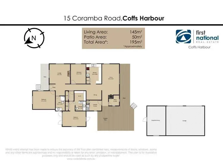 Floorplan of Homely house listing, 15 Coramba Road, Coffs Harbour NSW 2450