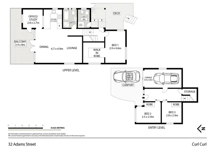 Floorplan of Homely house listing, 32 Adams Street, Curl Curl NSW 2096