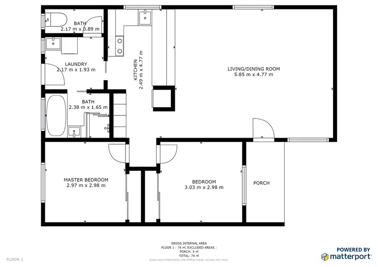 Floorplan of Homely townhouse listing, 4/65 Walnut Avenue, Mildura VIC 3500