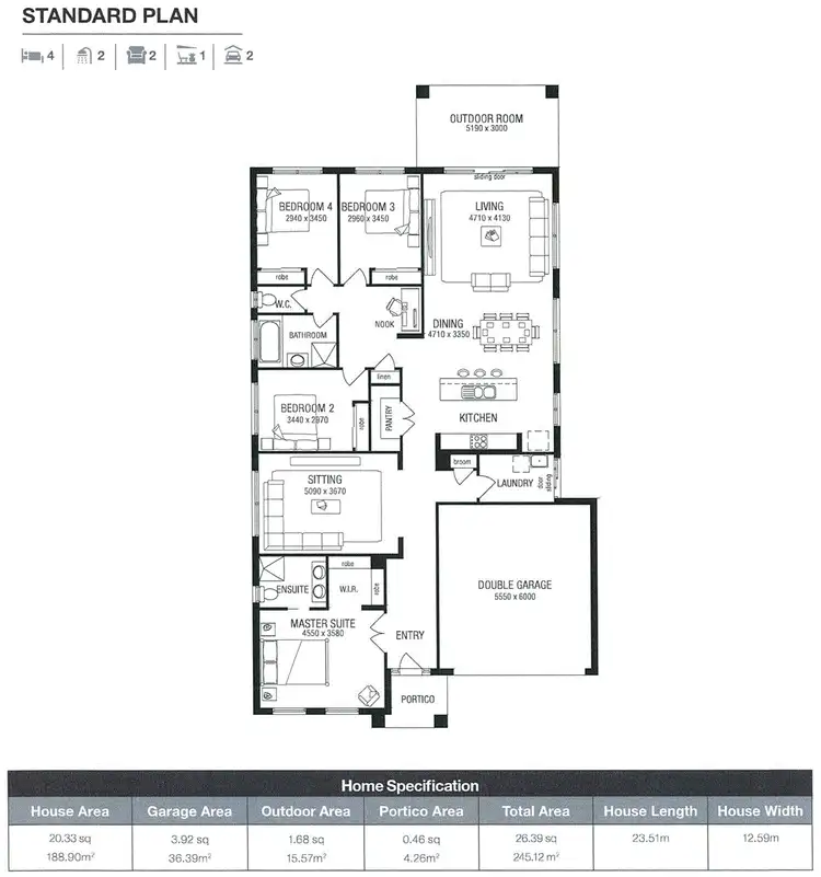 Floorplan of Homely house listing, 11 Grand Parade, Rutherford NSW 2320