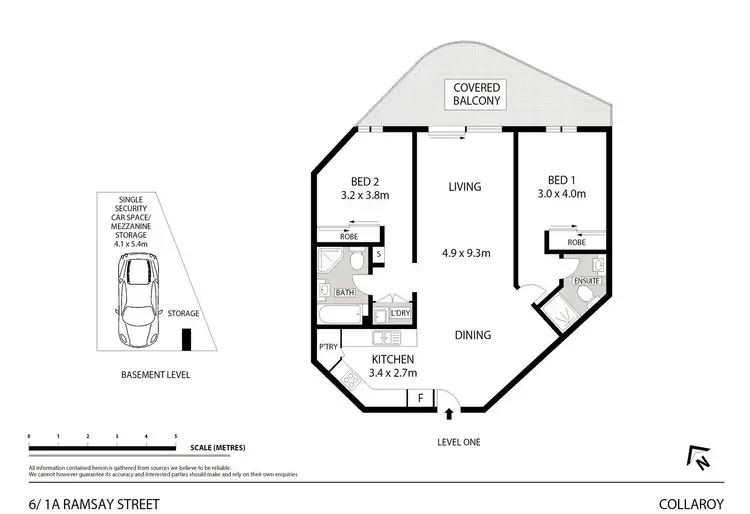 Floorplan of Homely unit listing, 6/1A Ramsay Street, Collaroy NSW 2097