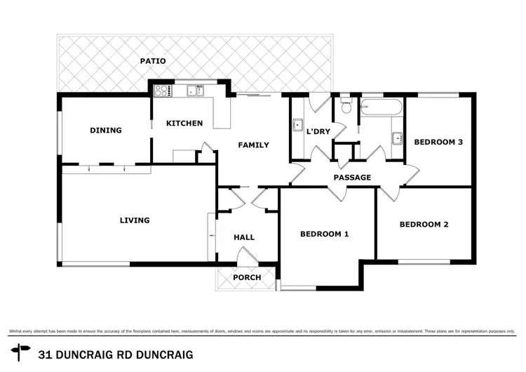Floorplan of Homely house listing, 31 Duncraig Road, Duncraig WA 6023