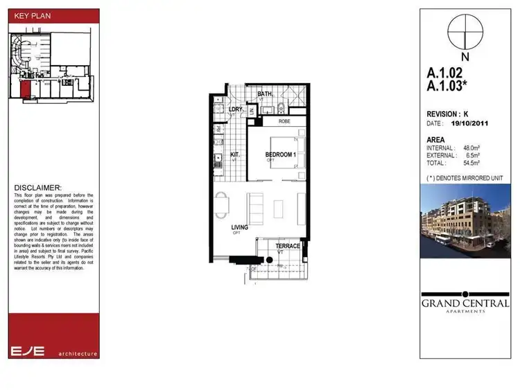 Floorplan of Homely apartment listing, 103/111 Scott Street, Newcastle NSW 2300
