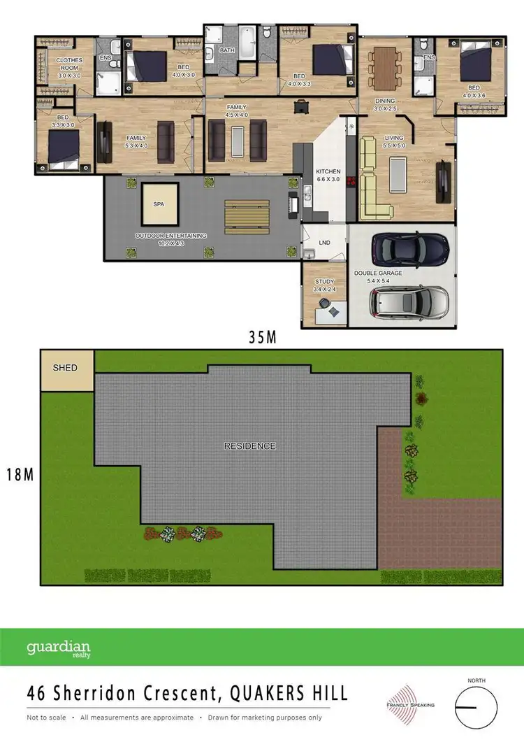 Floorplan of Homely house listing, 46 Sherridon Crescent, Quakers Hill NSW 2763