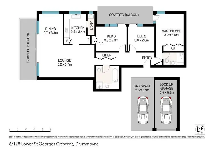 Floorplan of Homely apartment listing, 6/128 Lower St Georges Crescent, Drummoyne NSW 2047