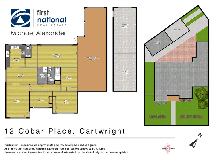 Floorplan of Homely house listing, 12 Cobar Place, Cartwright NSW 2168