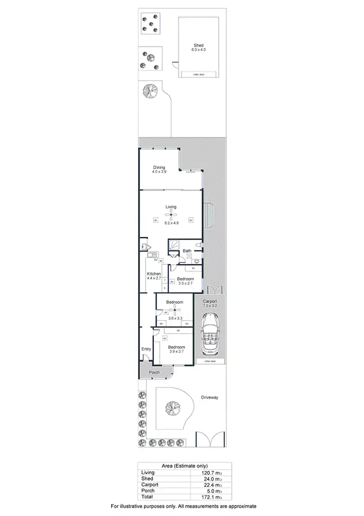 Floorplan of Homely house listing, 6 Helmsdale Avenue, Glengowrie SA 5044
